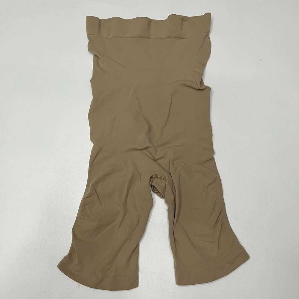 Skims Shapewear Bodysuit Women Size XL Beige Shorts Style